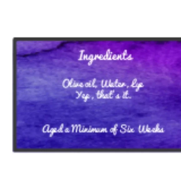 Nude Handmade Olive Oil Castile Bar Unscented - No Colors, Nut Oil or Coconut - Picture 4 of 4